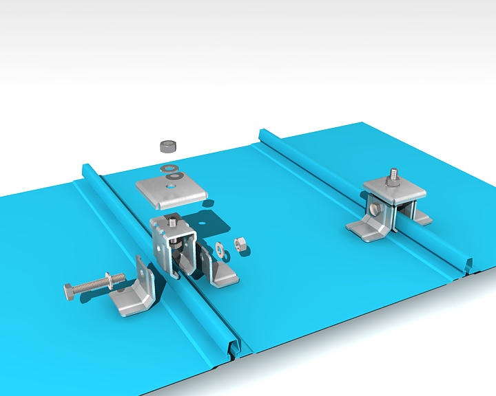 Metal Sheet Roof Mount for Solar Panel