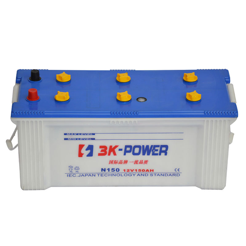 China Manufacture 12V150AH Dry Charged Car Battery