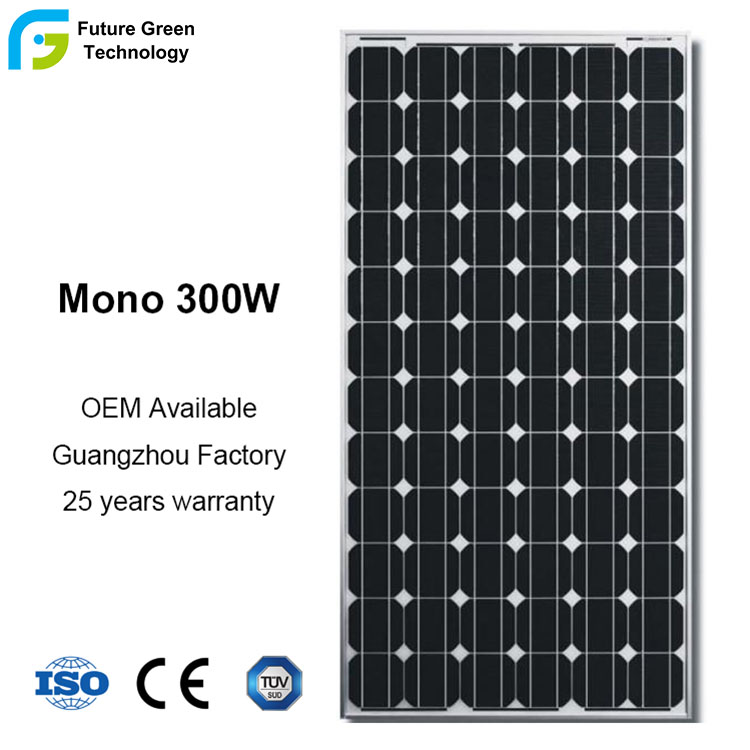 30V320W Power Mono PV Solar Panel