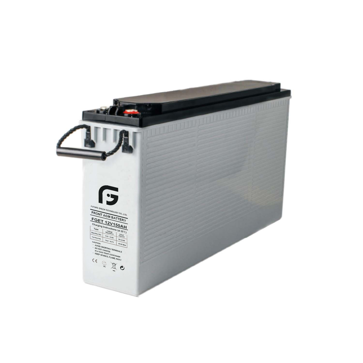 12V 150ah Front Terminal Sealed Alarm System Battery