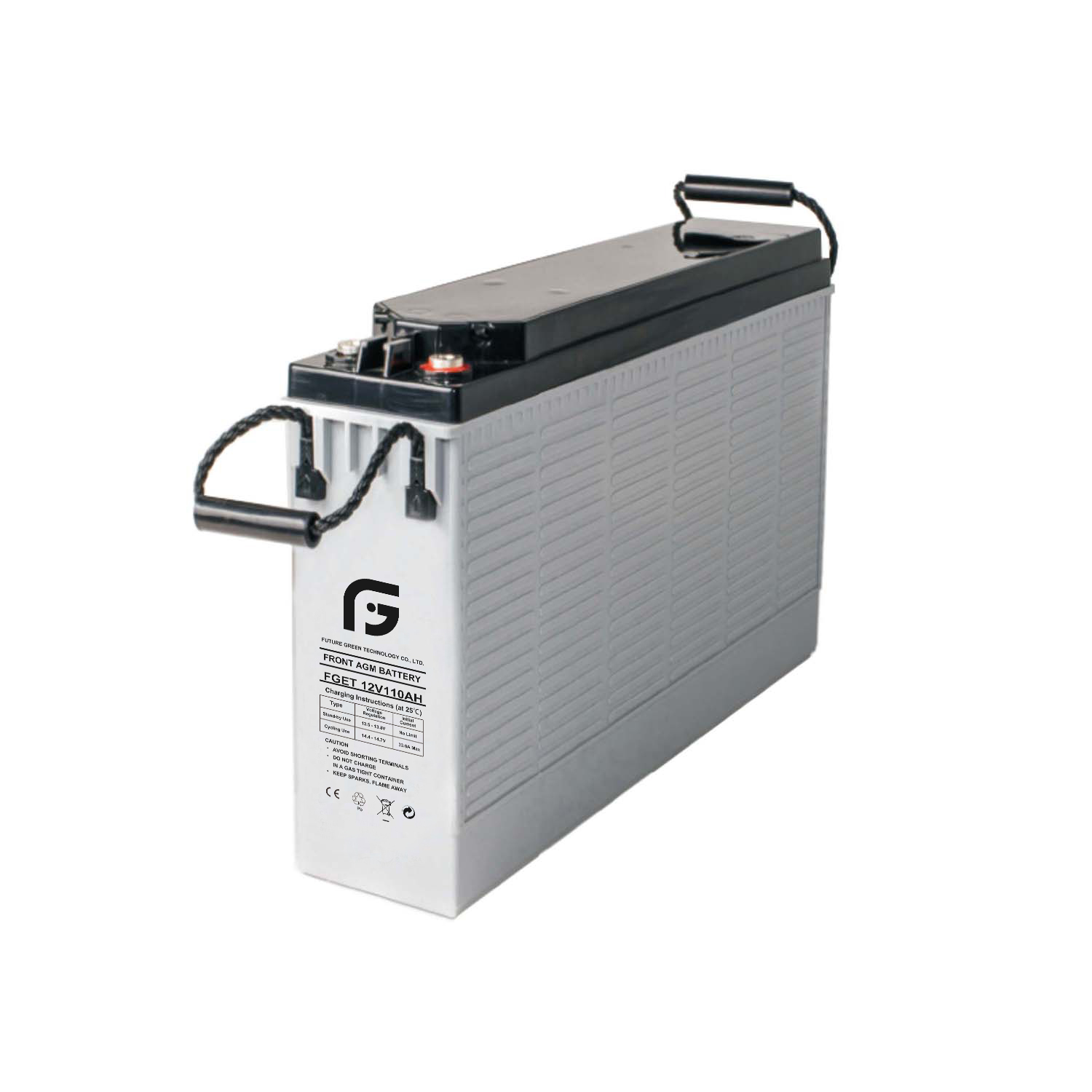 12V 110AH Front Terminal Access Solar Energy Accumulator Battery