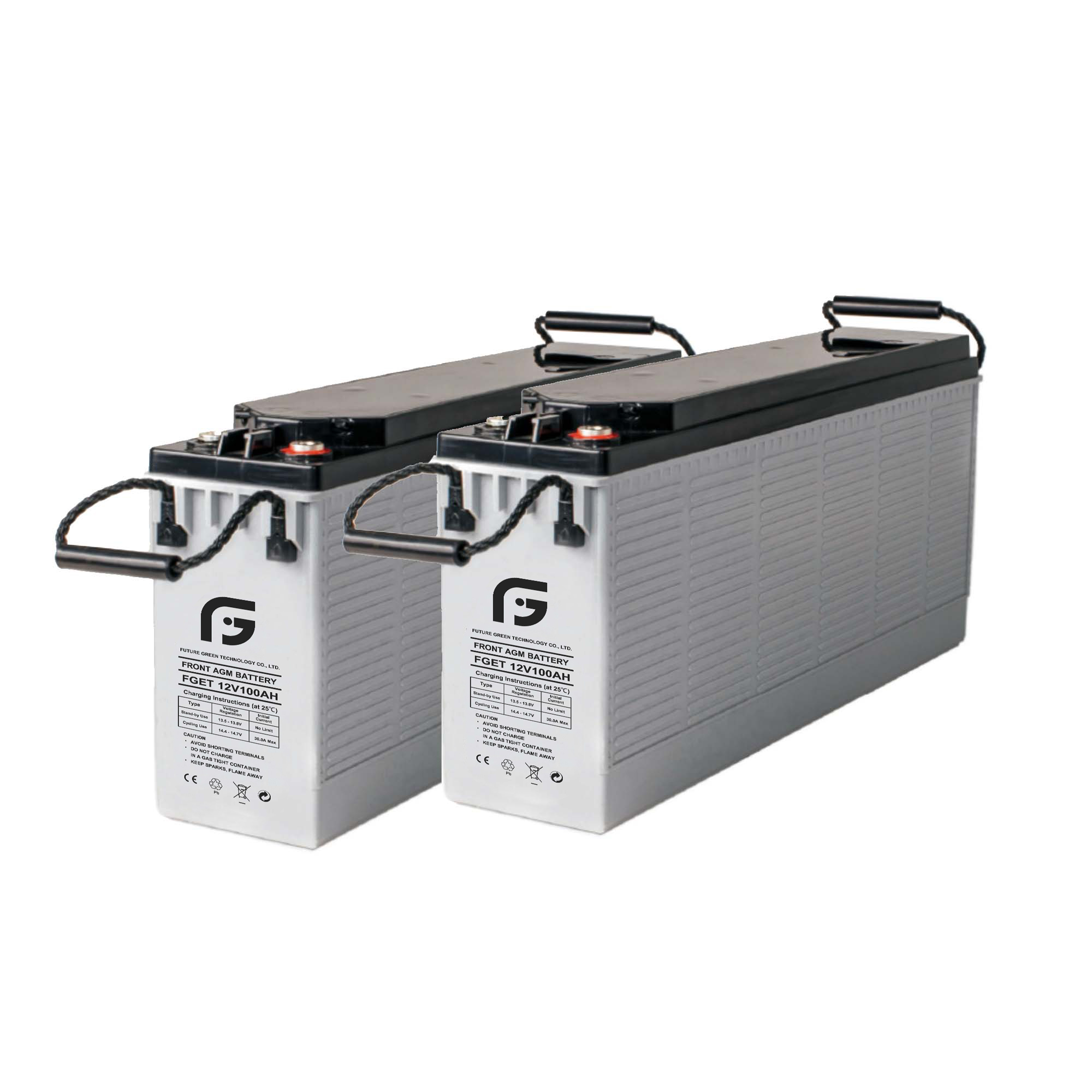 12V 100AH Front Terminal VRLA Gel Battery for Backup