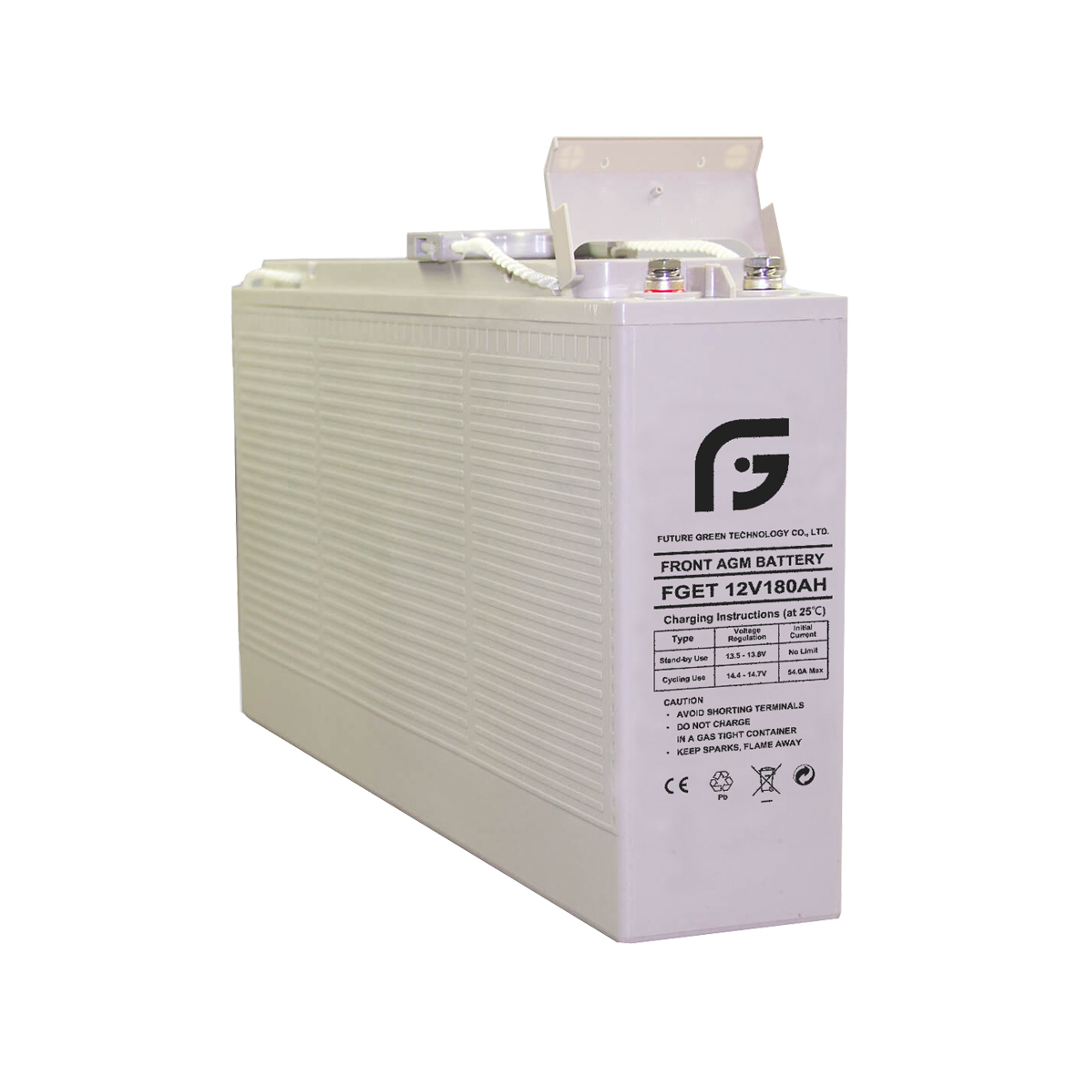 12V 180AH Front Access Solar Power Storage Battery