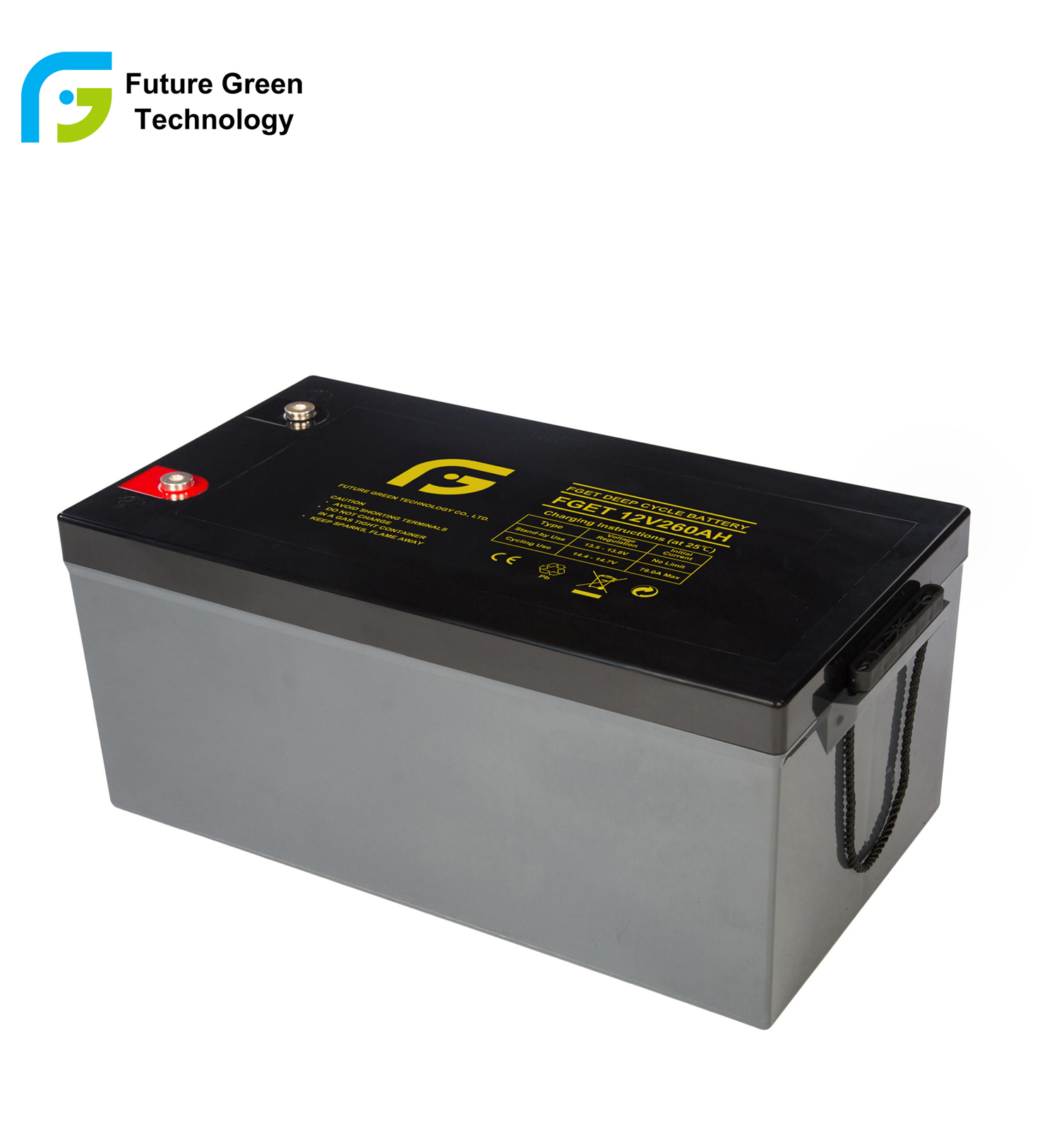 12V 260AH Deep Cycle Storage Battery for Hospital Equipment