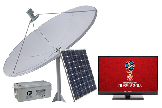 How to watch World Cup without electricity ? -  12 Volt Solar Power TV