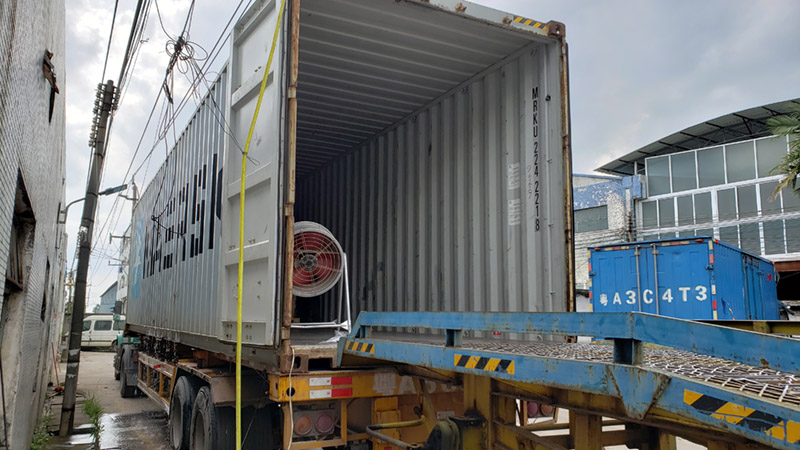 How to load container in the hot summer?