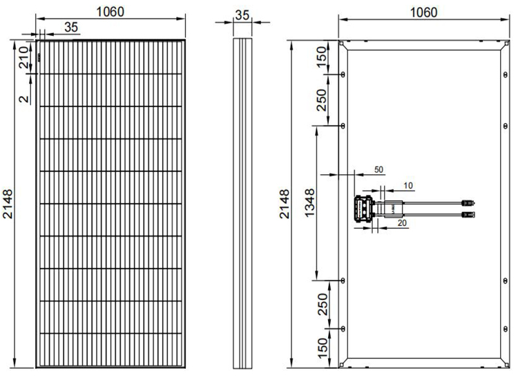 Full Black Solar Mono Shingled Panels 210W 230W 