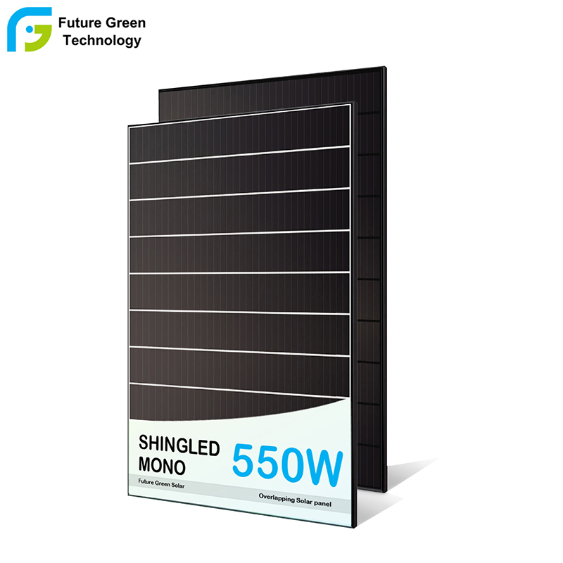 All Full Black Shingled Mono Solar Panel