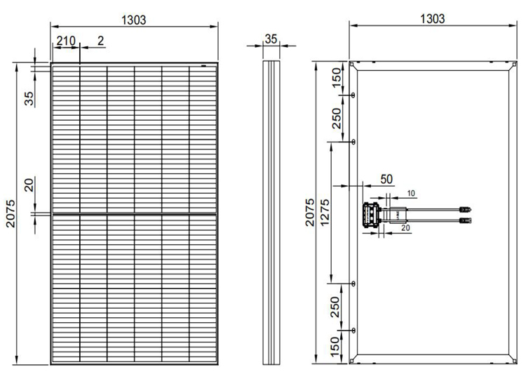 Full Black Solar Mono Shingled Panels 210W 230W 