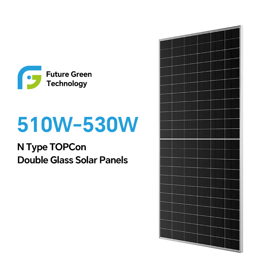 Factory OEM/ODM 510W 515W 520W 525W 530W 182MM Solar Cell Mono PERC Half Cut Bifacial Solar Panels Solar Power Module