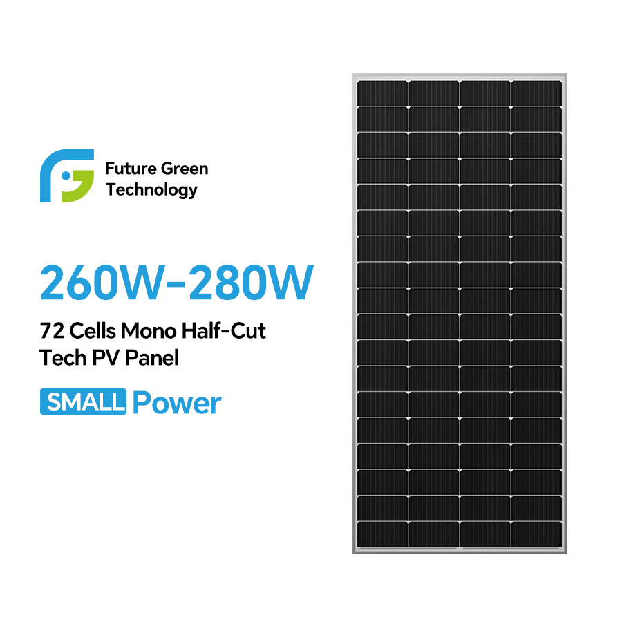 FGET Best Price Mono 72cells Solar Panel 250 260W 270W 280W Photovoltaic Panel Manufacture In China