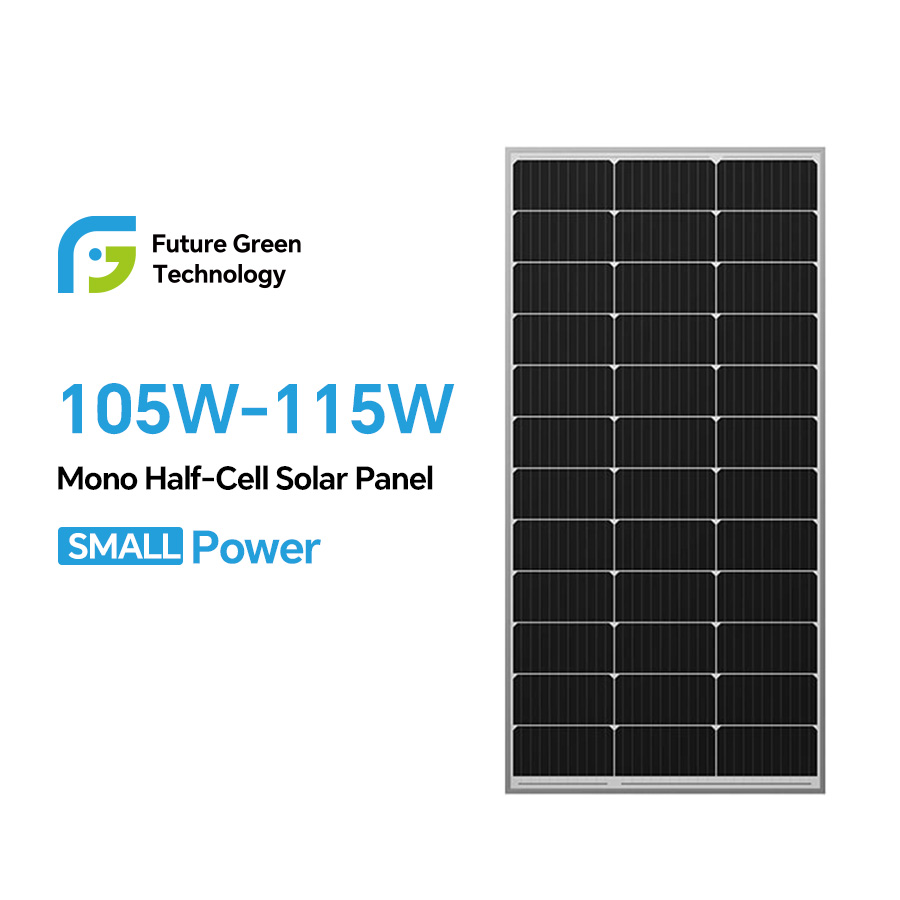 Fget China Factory High Efficiency Best Material 105W 115W 36cells Solar Panel with Best Price