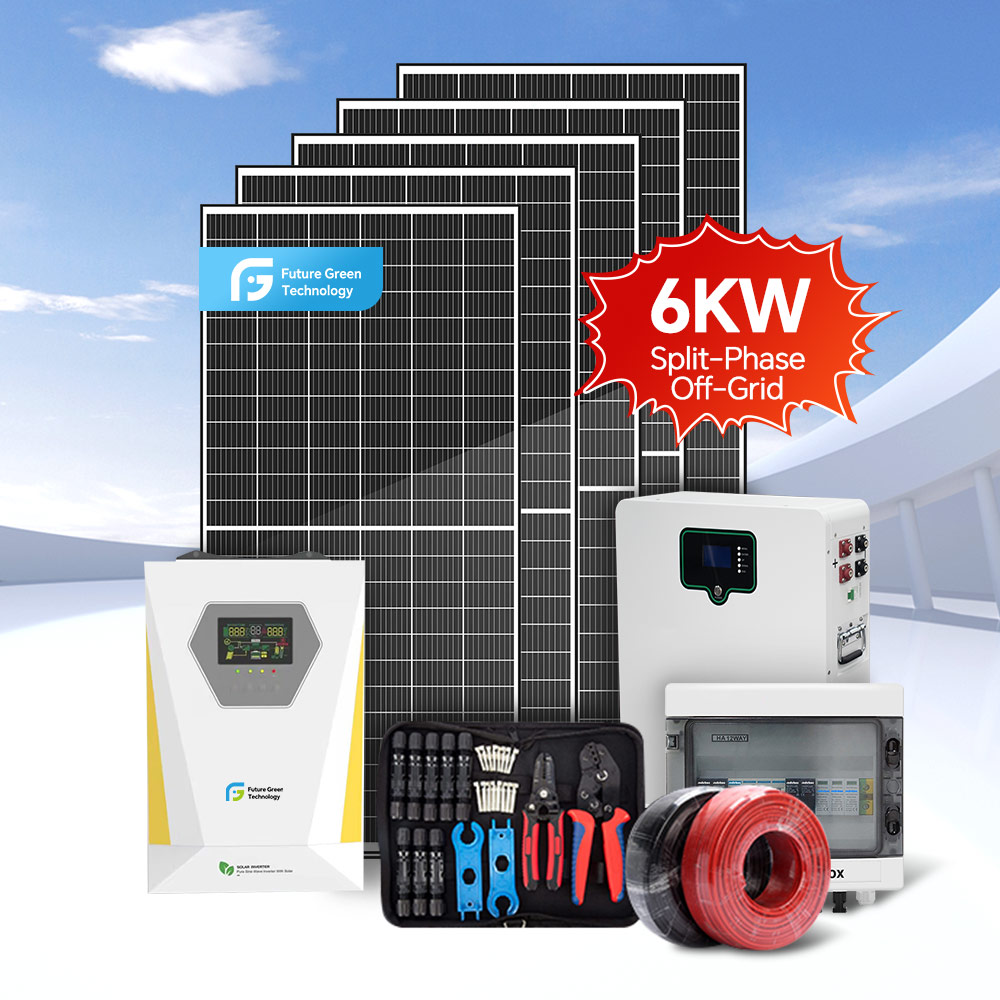 6kw off Grid Solar Power System Inverter built-in MPPT controller